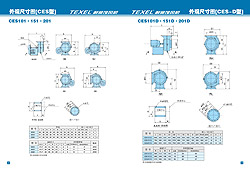 外观尺寸图[CES型]/[CES-D型]